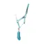 Hy Equestrian Ombre Headcollar and Leadrope Set in Teal